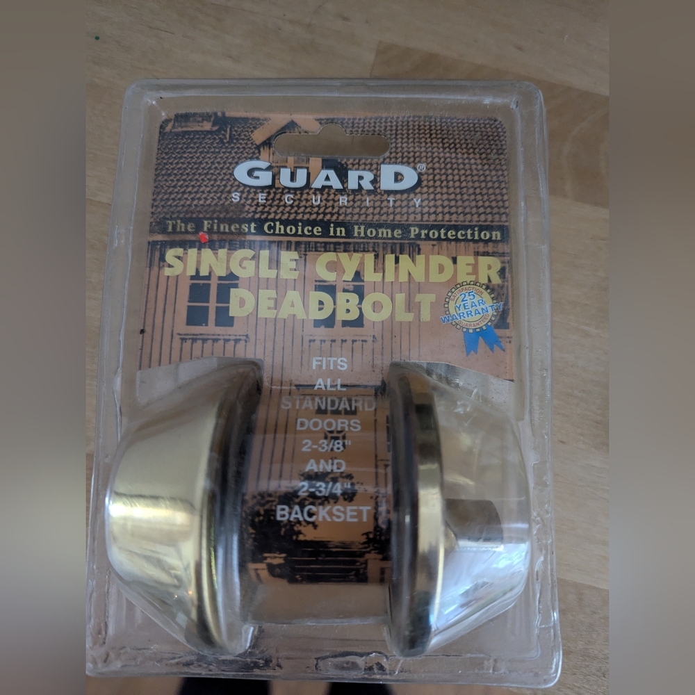 Guard Single Cylinder Deadbolt